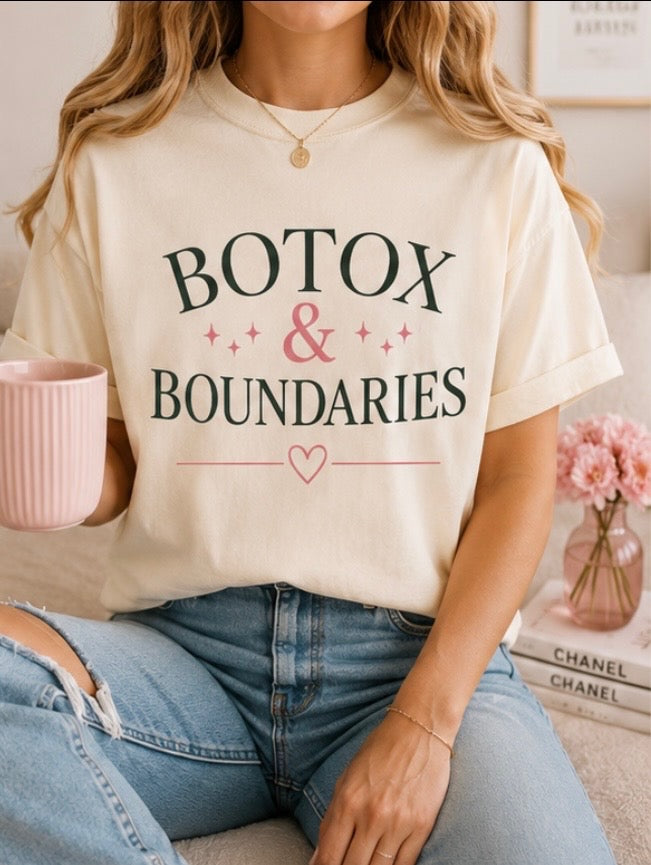 Botox & Boundaries | Aesthetic Graphic Tee