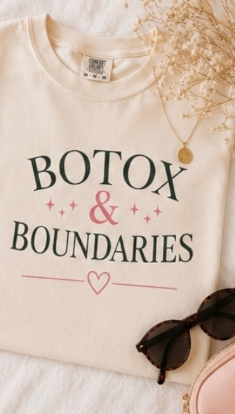 Botox & Boundaries | Aesthetic Graphic Tee