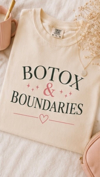 Botox & Boundaries | Aesthetic Graphic Tee