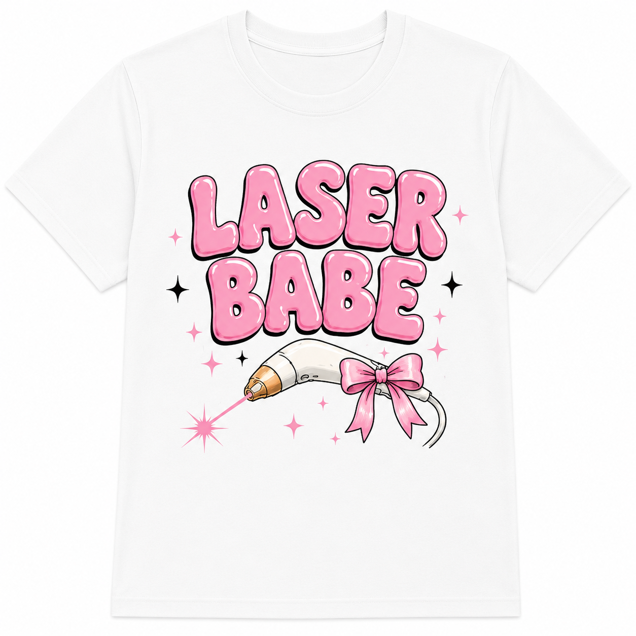 ⚡ Laser Babe| Aesthetic Graphic Tee
